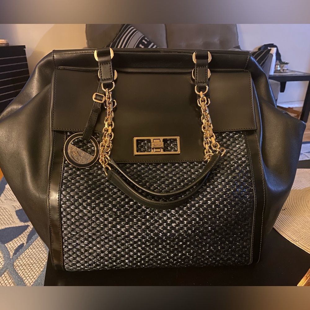 Limited edition, Versace Collection, large satchel bag